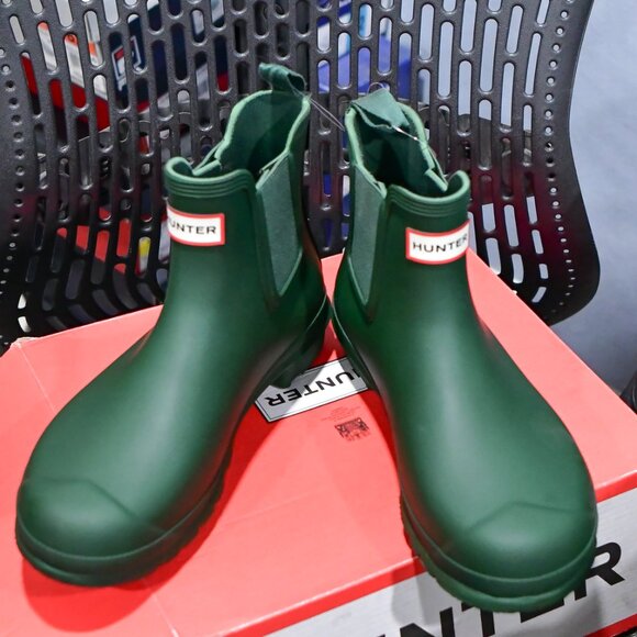 Hunter Shoes - Green- Hunter Ladies' Original‎ Chelsea Rain Boot